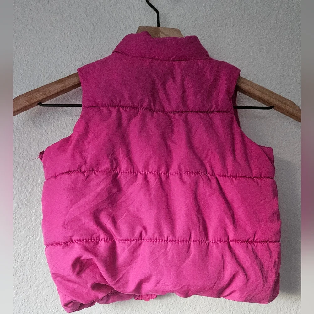 old navy pink vest, 18 - 24 months